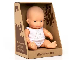 Niños Miniland Muñeco Bebé Asiático 21cm