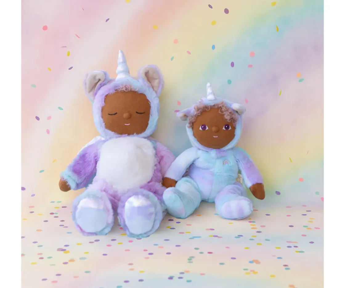 Niños Olli Ella Muñeco Dinkum Cozy Unicorn Stardust Rainbow