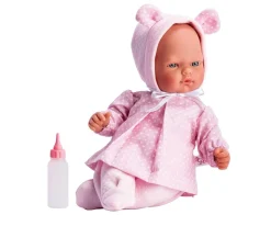 Así Muñeco Oli con Conjunto Corazones Rosas y Gorro Orejitas^Niños Muñecos