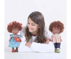 Nines d'Onil Muñeco Pippo Mulato con Mascota^Niños Muñecos