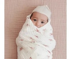 Cam Cam Muselina Grande Windflower Cream^ Muselinas Bebé