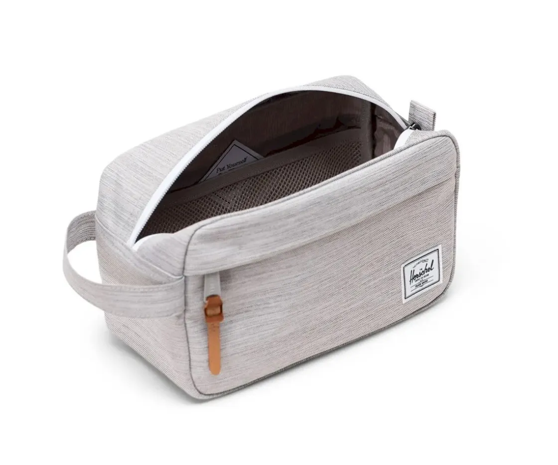 Herschel Neceser Chapter Travel Kit Light Grey Crosshatch^Niños Neceseres
