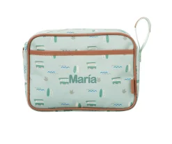 Fresk Neceser de Viaje Impermeable Surf Azul Personalizable^Niños Neceseres
