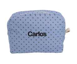 Niños Cristina de Jos'h Neceser Grande Star Blue Personalizable