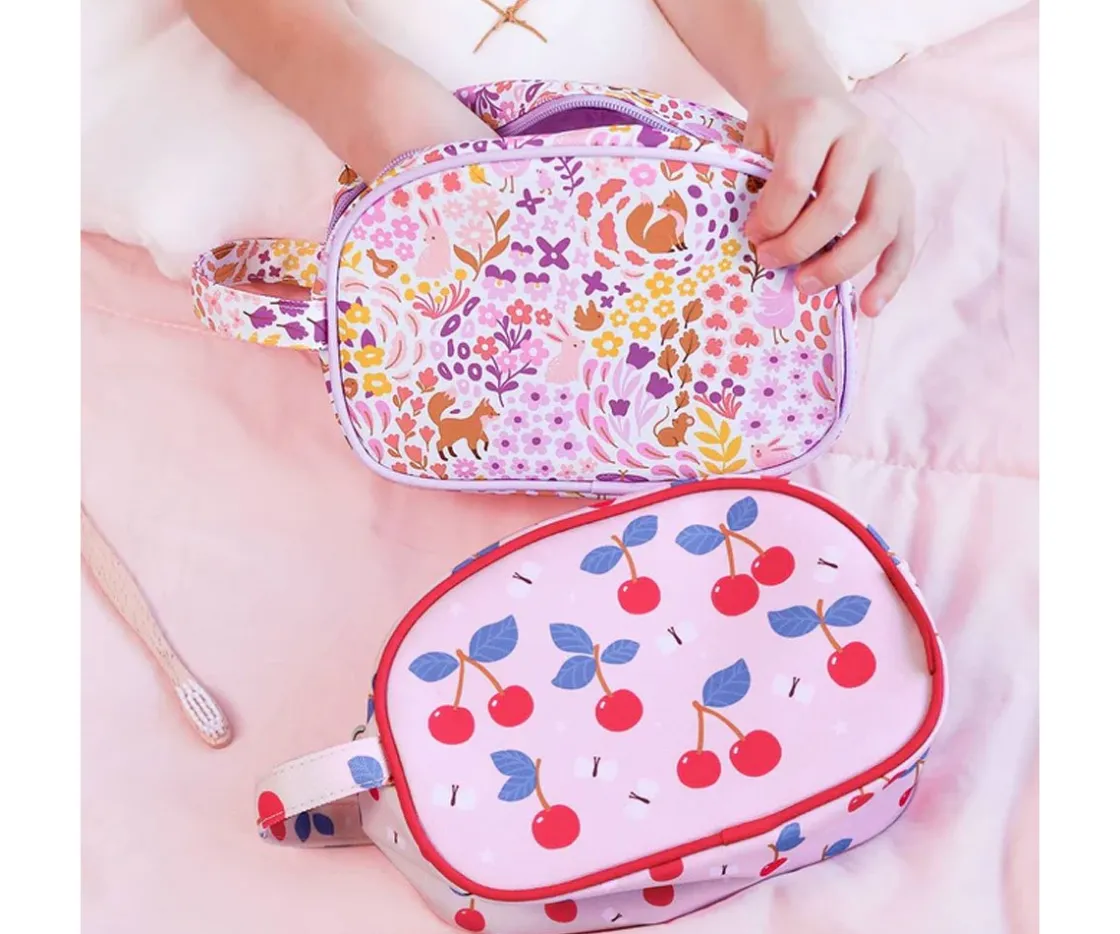 A Little Lovely Company Neceser Infantil Flowers Garden Personalizable^Niños Neceseres