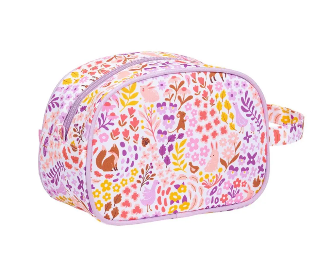 A Little Lovely Company Neceser Infantil Flowers Garden Personalizable^Niños Neceseres