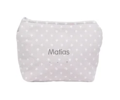 Niños Cristina de Jos'h Neceser Infantil Personalizado Classic Star Gris