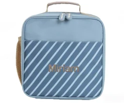 Monnëka Nevera Rígida Stripes Blue Personalizable^ Bolsas Térmicas
