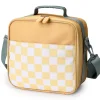Monnëka Nevera Rígida Stripes Yellow Chess Personalizable^ Bolsas Térmicas