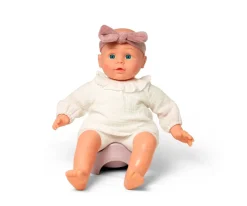 Niños mamamemo Orinal de Madera para Muñecos Lila