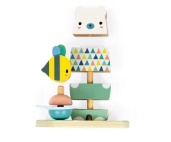 Niños Janod Osito Apilable Pure