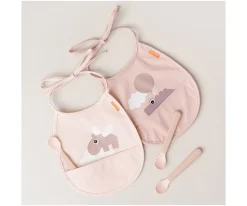 Done by Deer Pack 2 Baberos Pocket Elphee Happy Clouds Powder