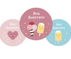 Tutete Pack 3 chapas Personalizadas Sugary^ Colecciones Vuelta Al Cole