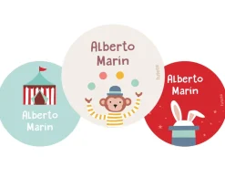 Tutete Pack 3 chapas Personalizadas Circus