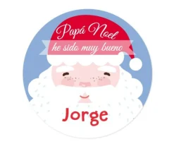 Tutete Pack 3 chapas Personalizadas Papá Noel Azul^ Chapas Navidad