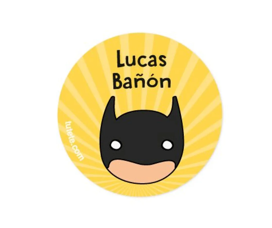 Tutete Pack 3 chapas Personalizadas Héroes^ Chapas Personalizadas