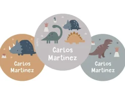 Tutete Pack 3 chapas Personalizadas Dinos World