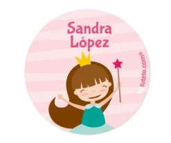 Tutete Pack 3 chapas Personalizadas Princesa^ Chapas Personalizadas
