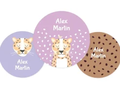 Tutete Pack 3 chapas Personalizadas Leopardo