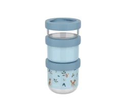 Mepal Pack 3 Dispensadores de Comida Apilable Mio Forest Friends