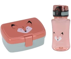 Lassig Pack Almuerzo Foxd + 7 Pegatinas Deep Blue Regalo Personalizables