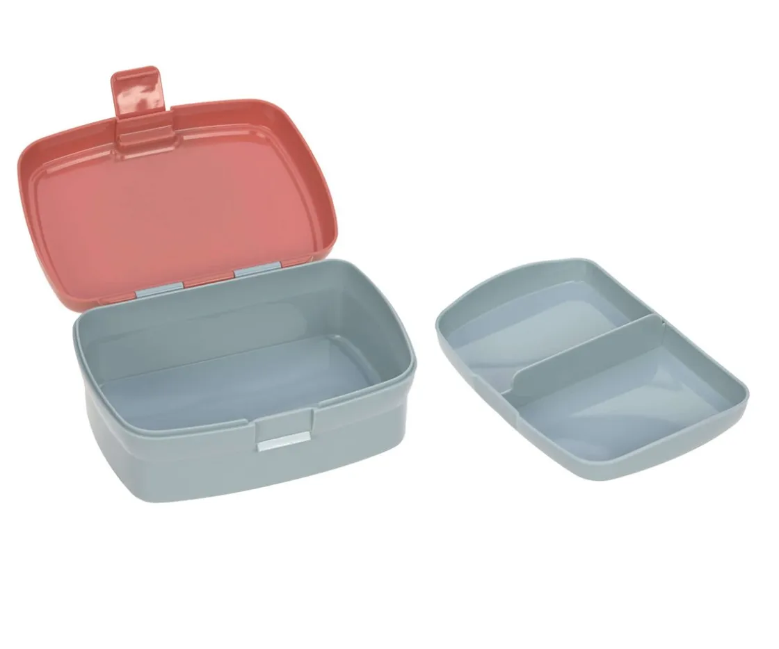 Lassig Pack Almuerzo Foxd + 7 Pegatinas Deep Blue Regalo Personalizables