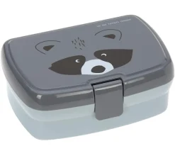 Lassig Pack Almuerzo Racoon + 7 Pegatinas Blue Regalo Personalizables