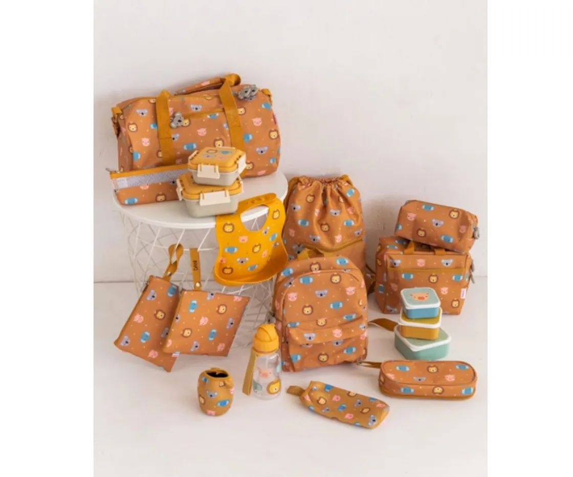 Tutete Pack Baby Meal Babero Silicona Animal Friends + Bol Silicona y Cuchara Acero Ocean Blue^ Vajilla Infantil