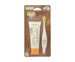 Jack N'Jill Pack Cepillo de Dientes Elefantito + Pasta de Dientes Sabor Banana^Niños Higiene Dental