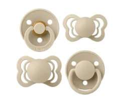 BIBS Pack Chupetes BIB Try-It Vanilla^ Chupetes Con Diseños