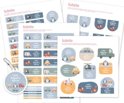 Tutete Pack Combinado Termo y Pegatinas City Cars