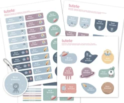 Tutete Pack Combinado Termo y Pegatinas The Martians