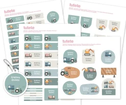 Tutete Pack Combinado Termo y Pegatinas Trucks^ Colecciones Vuelta Al Cole