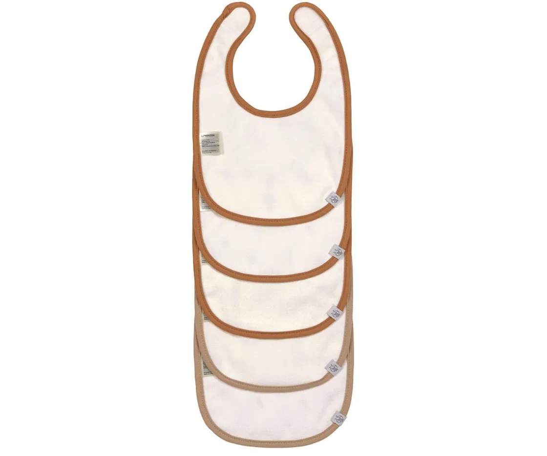 Lassig Pack de 5 baberos Impermeables Little Mateys Royal Blue^ Baberos