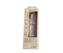 Jack N'Jill Pack de 2 Cepillos de Dedo Silicona (6-18 meses)^Niños Higiene Dental