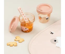 Done by Deer Pack de 2 Contenedores Porta Alimentos Tiny Farm Powder