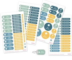 Tutete Pack Guardería Natural Estrella^ Etiquetas Personalizadas