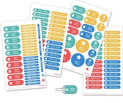 Tutete Pack Guardería Parchís Estrella^ Etiquetas Personalizadas