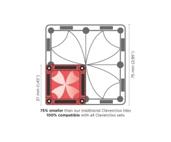 Niños Cleverclixx Pack Mini Tiles Intense 28 piezas