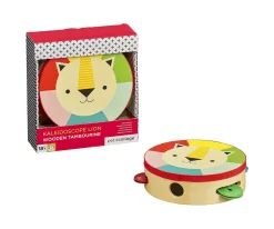 Niños Petit Collage Pandereta De Madera