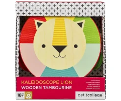 Niños Petit Collage Pandereta De Madera