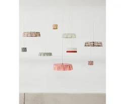 Nobodinoz Pantalla Lámpara de Techo Black Harlequin 50 cm Ø