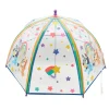 CyP Brands Paraguas Manual Infantil Bluey Transparente Burbuja^ Paraguas Infantiles