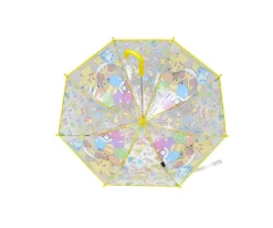 CyP Brands Paraguas Manual Infantil Pokémon Transparente Amarillo^ Paraguas Infantiles