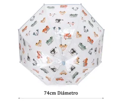 Tutete Paraguas Transparente City Cars