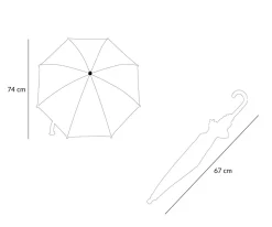 Tutete Paraguas Transparente Magical Unicorn