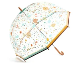 Djeco Paraguas Transparente Pequeñas Flores^ Paraguas Infantiles