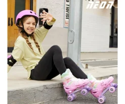 Yvolution Patines Combo Neón Rainbow T.34-37^Niños Patinetes