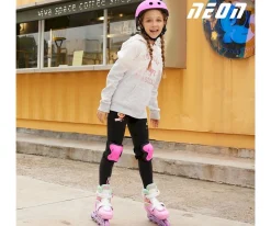 Yvolution Patines Combo Neón Rainbow T.34-37^Niños Patinetes