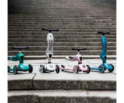 Niños Scoot and Ride Patinete 2 en 1 Highwaykick One Ash